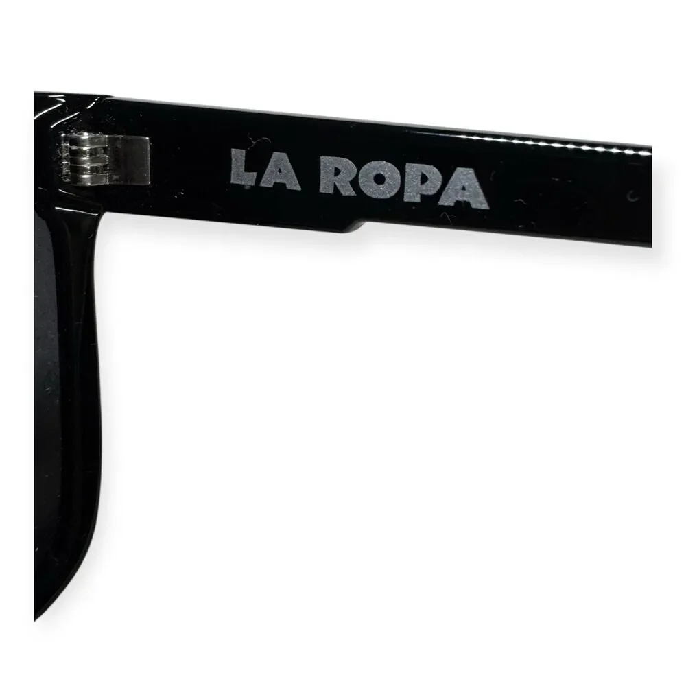 Carve La‎ Ropa Polarized Sunglasses Black Gloss Oversized Shield Frames